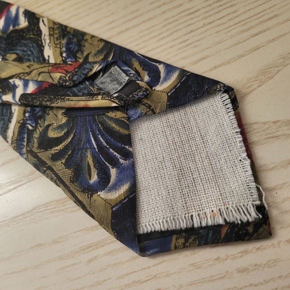 CLUB INTERNATIONAL by TIP TOP Silk Vintage Caribbean Pirate's Necktie - Picture 7 of 8